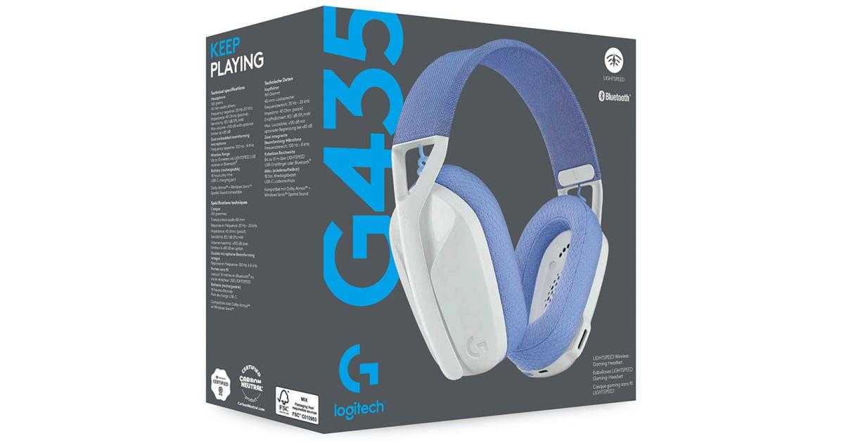 سماعة الراس اللاسلكية للالعاب Logitech G435