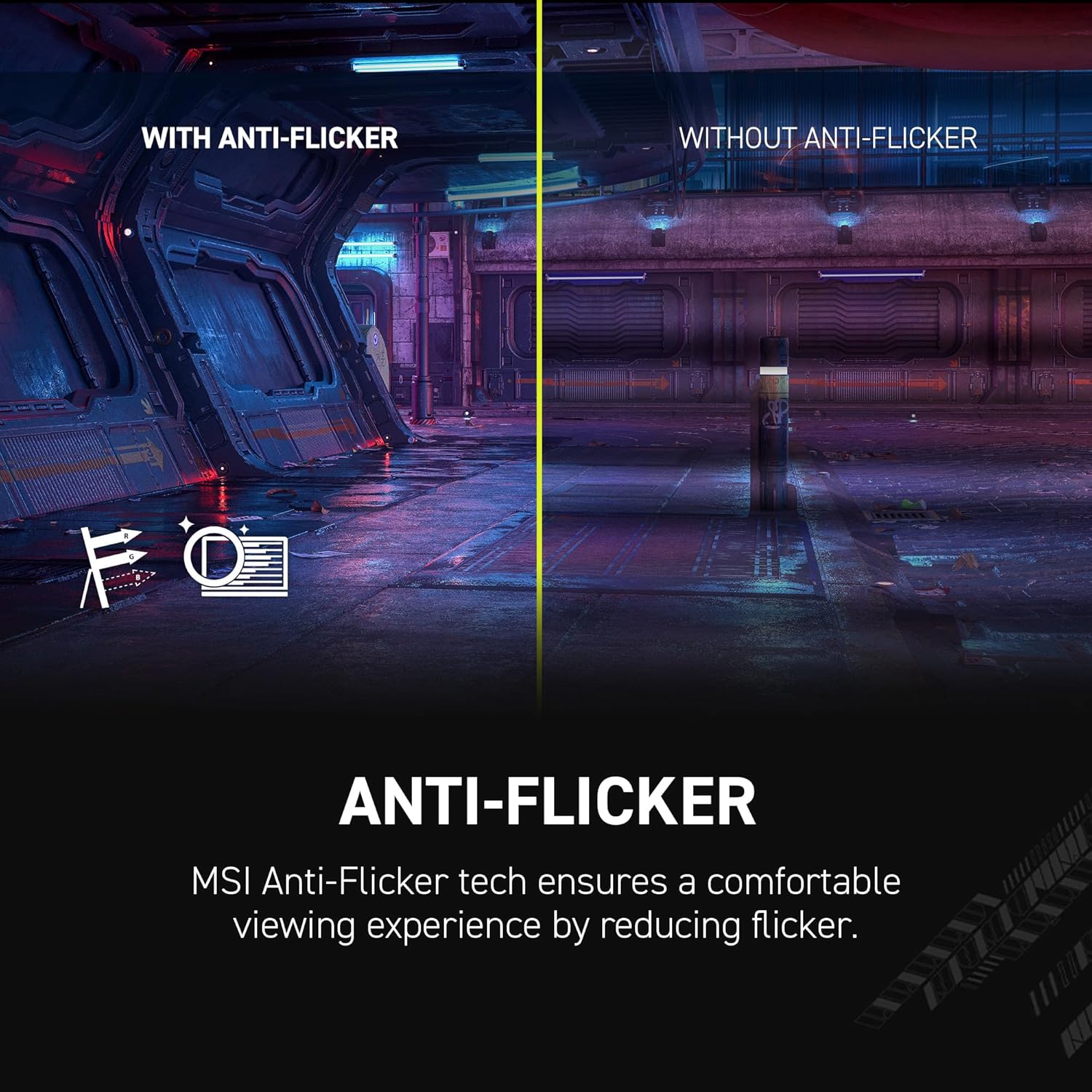 شاشة منحنية MSI MAG 24-inch FHD Gaming Monitor 180Hz