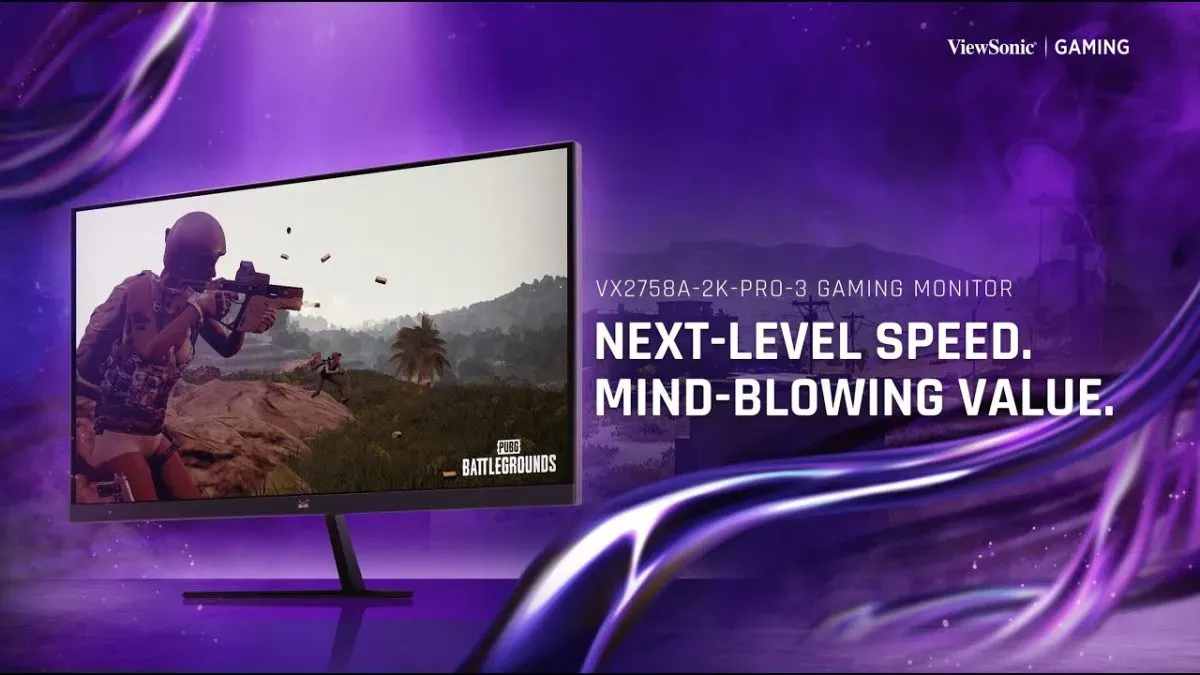 شاشة مسطحة 27 انش ViewSonic 2K IPS 240Hz