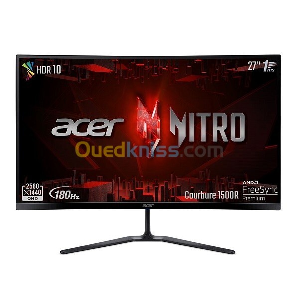 شاشة منحنية Acer 27 inch curved 180hz 2k