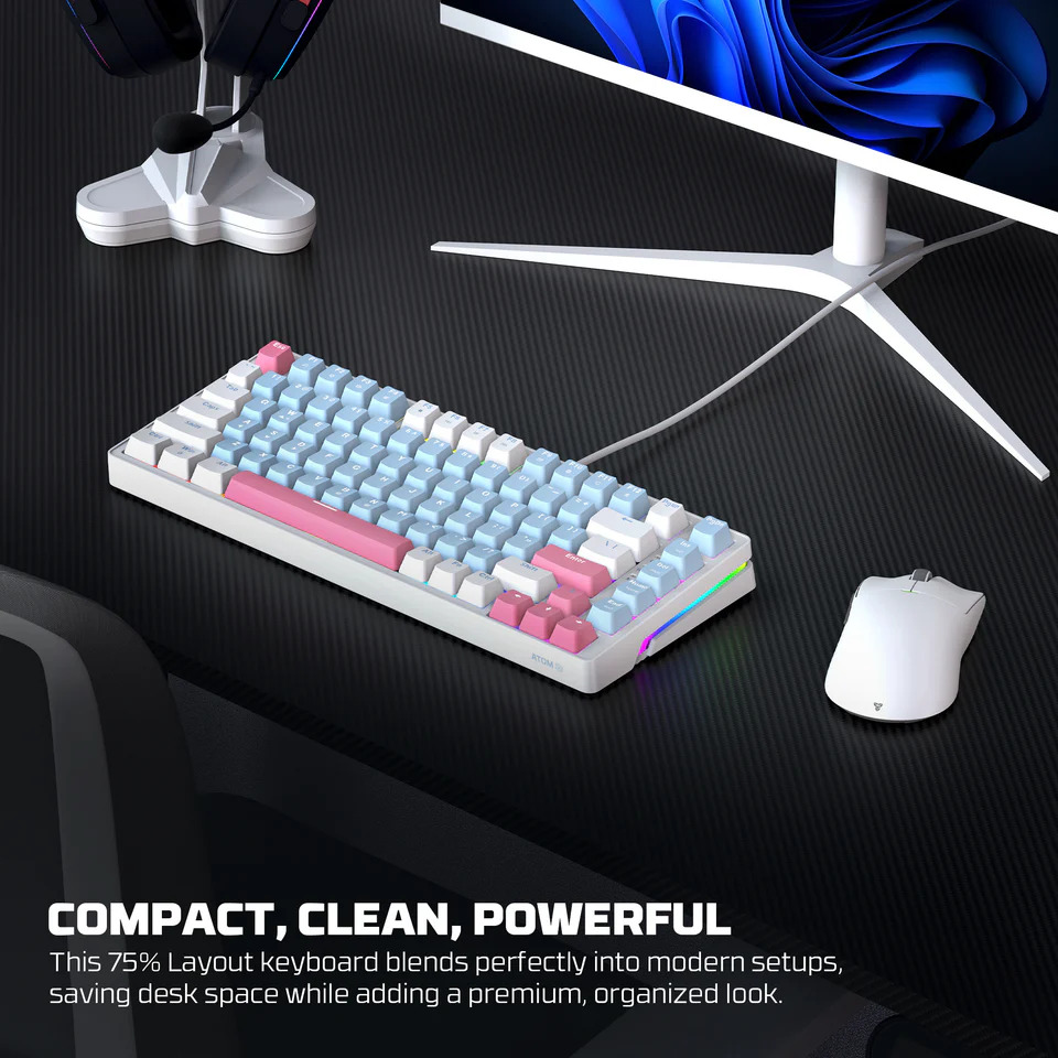 كيبورد ميكانيكي Fantech Atom X83