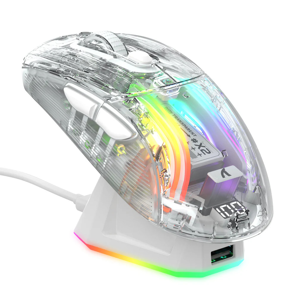 ماوس وايرلس/BT/سلك Attack Shark X2PRO