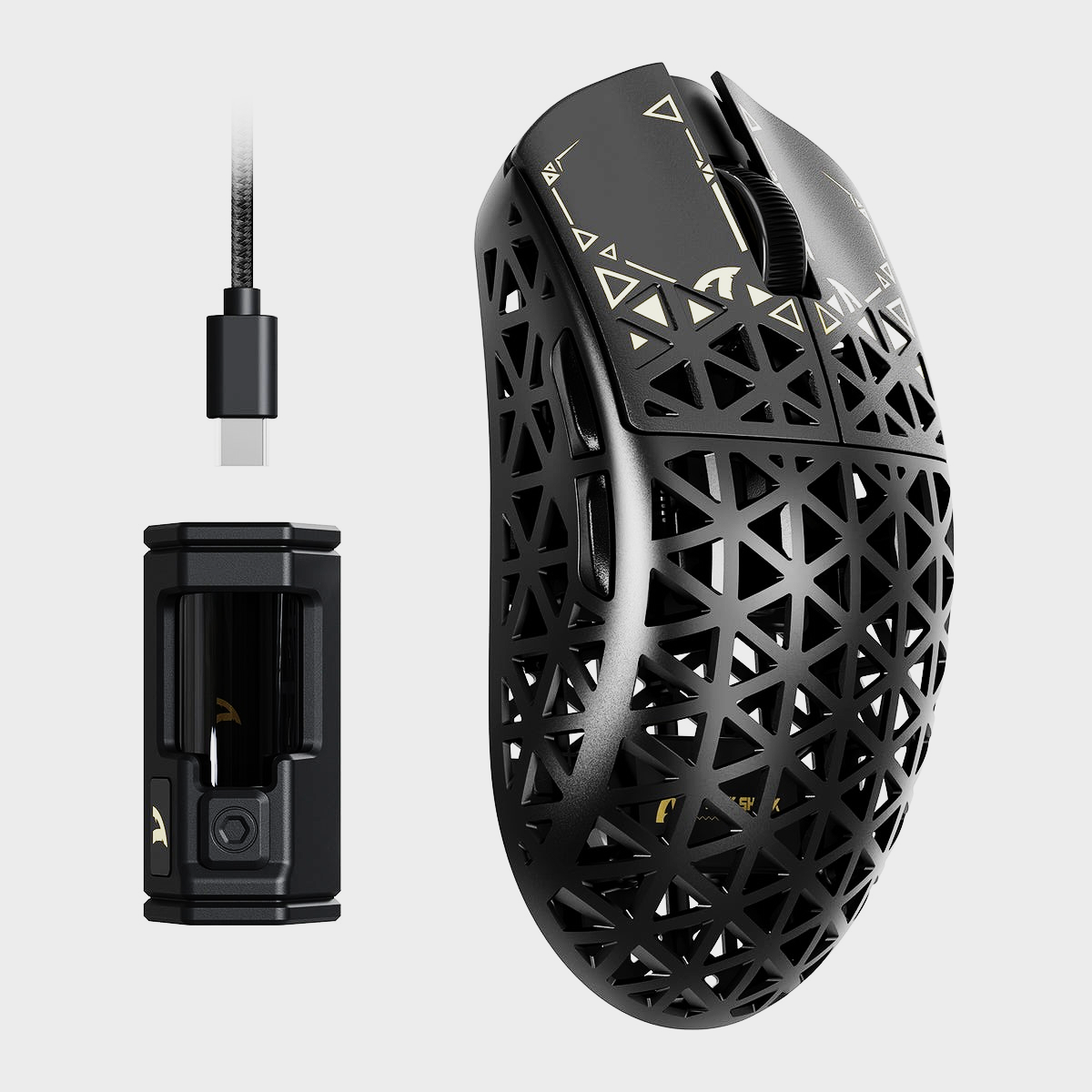 ماوس وايرلس/BT/سلك Attack Shark R5 Ultra PAW 3950 MAX