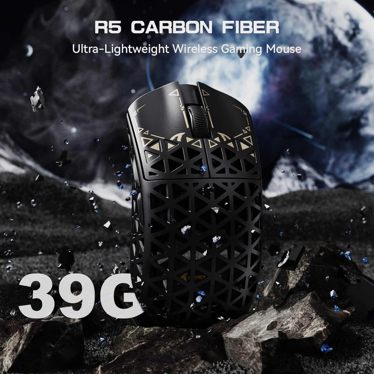 ماوس وايرلس/BT/سلك Attack Shark R5 Ultra PAW 3950 MAX