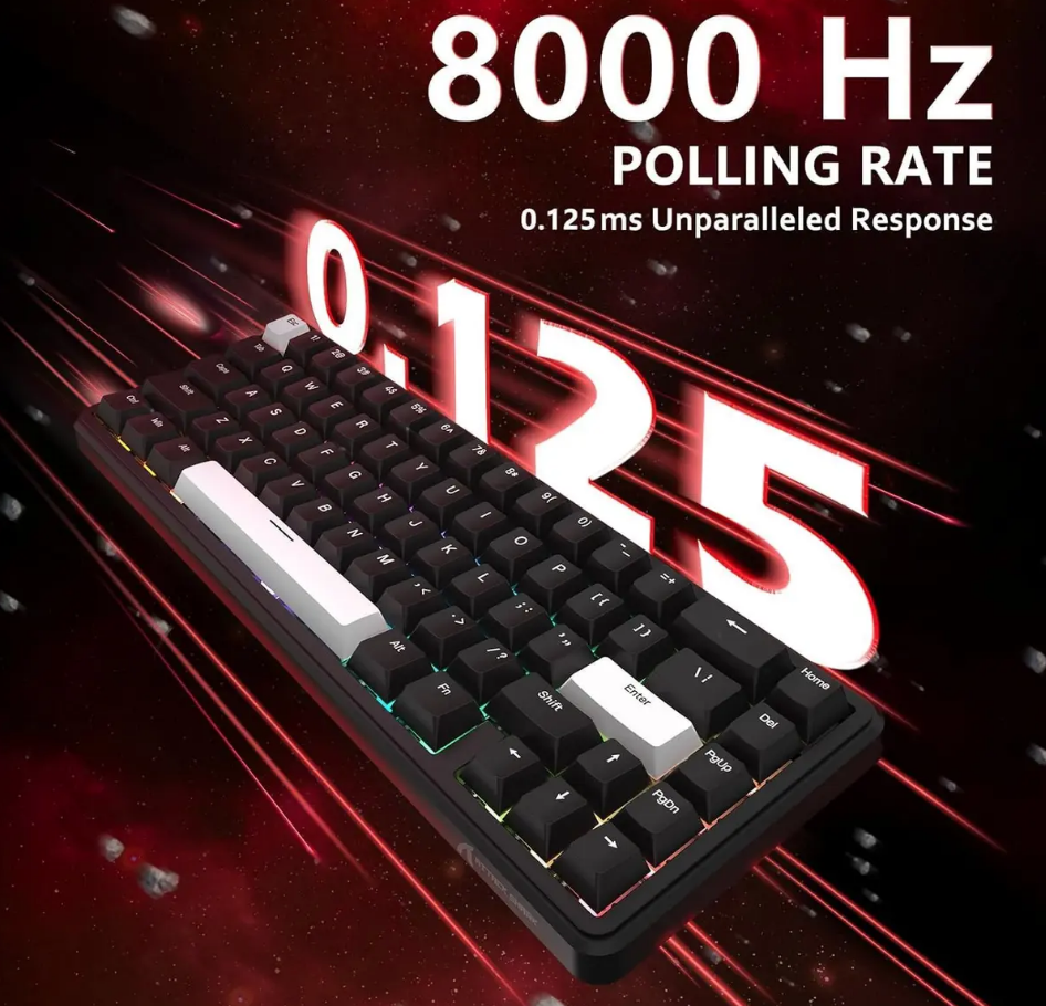 كيبورد مغناطيسي Attack Shark X65He