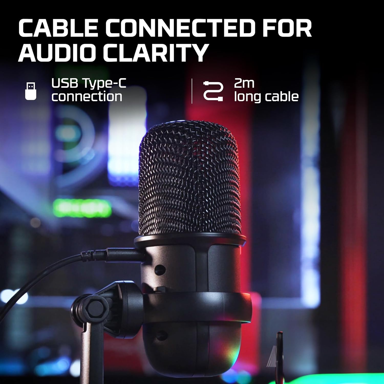 ميكروفون احترافي HyperX SOLOCAST