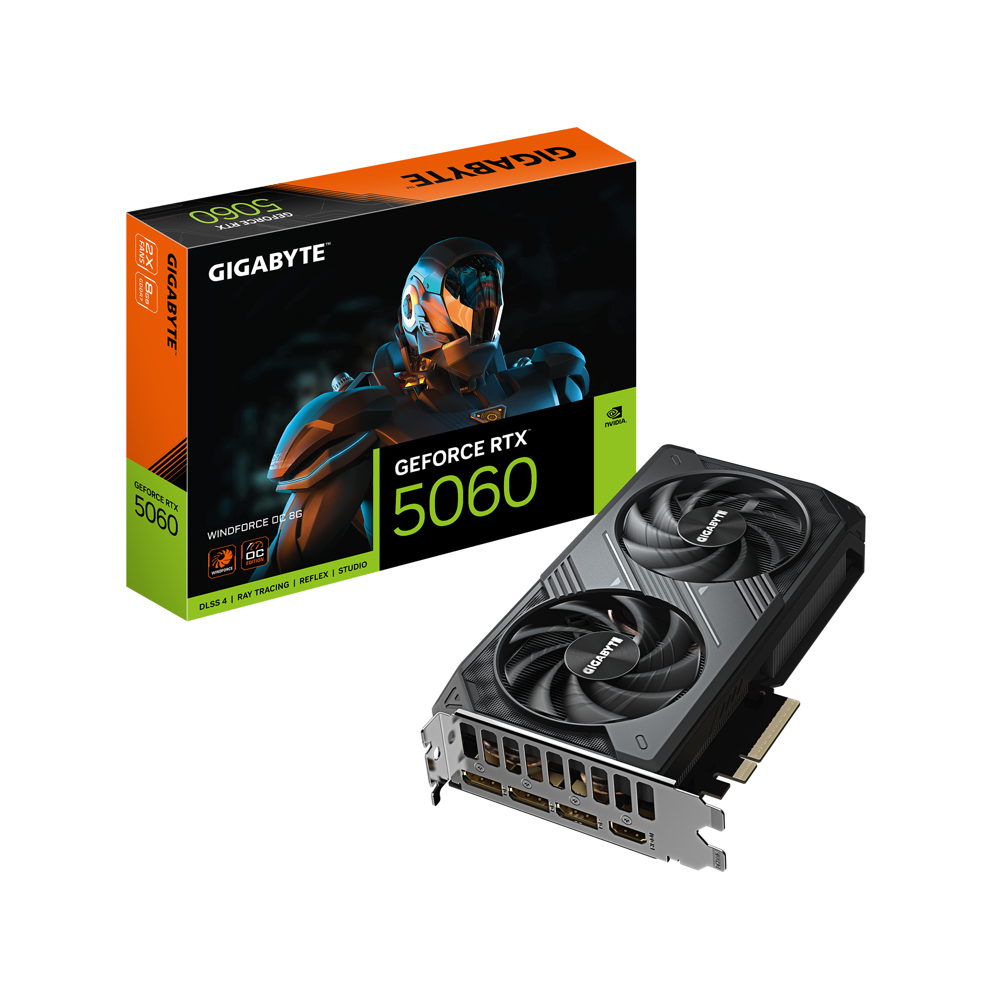 كرت شاشة GeForce RTX 5060 WINDFORCE OC 8G