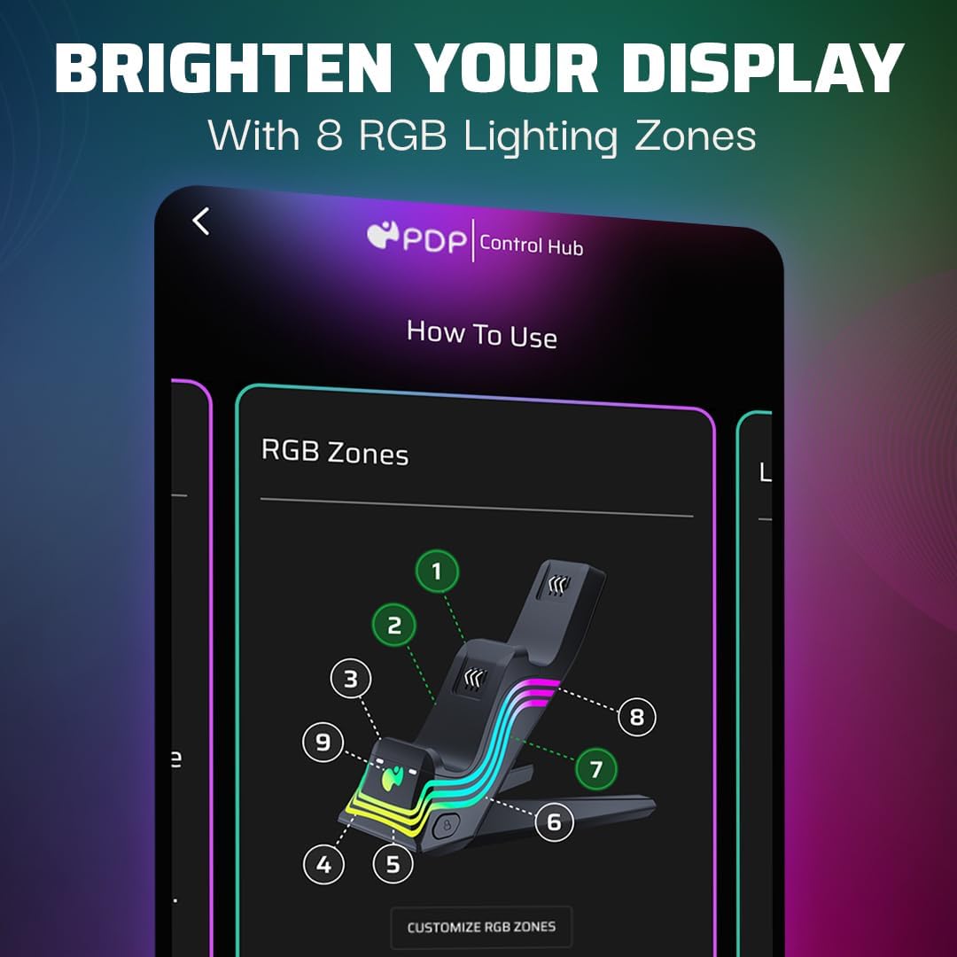قاعدة شحن مع بطاريات AfterGlow WAVE Dual Charger
