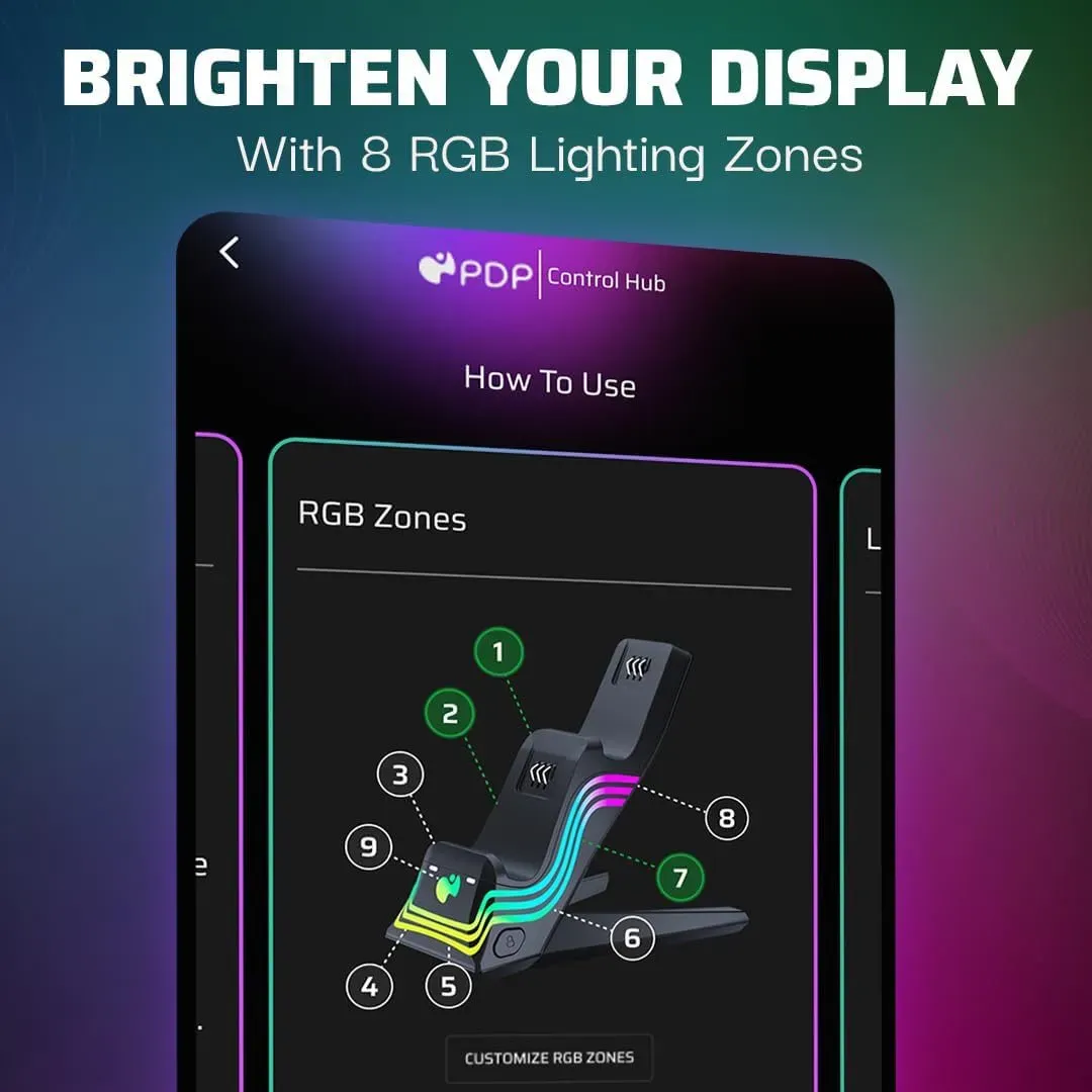 قاعدة شحن مع بطاريات AfterGlow WAVE Dual Charger