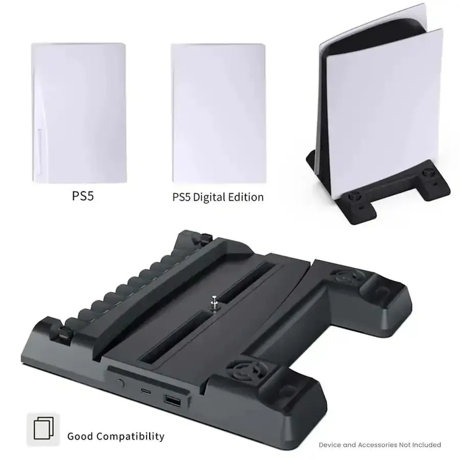 ستاند مع مراوح تبريد Dobe TP5-3537d PS5 slim/pro