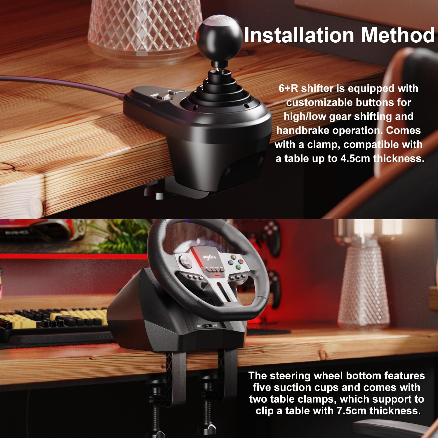 ستيرينج ودعسات PXN V9 Gen 2 Racing Wheel