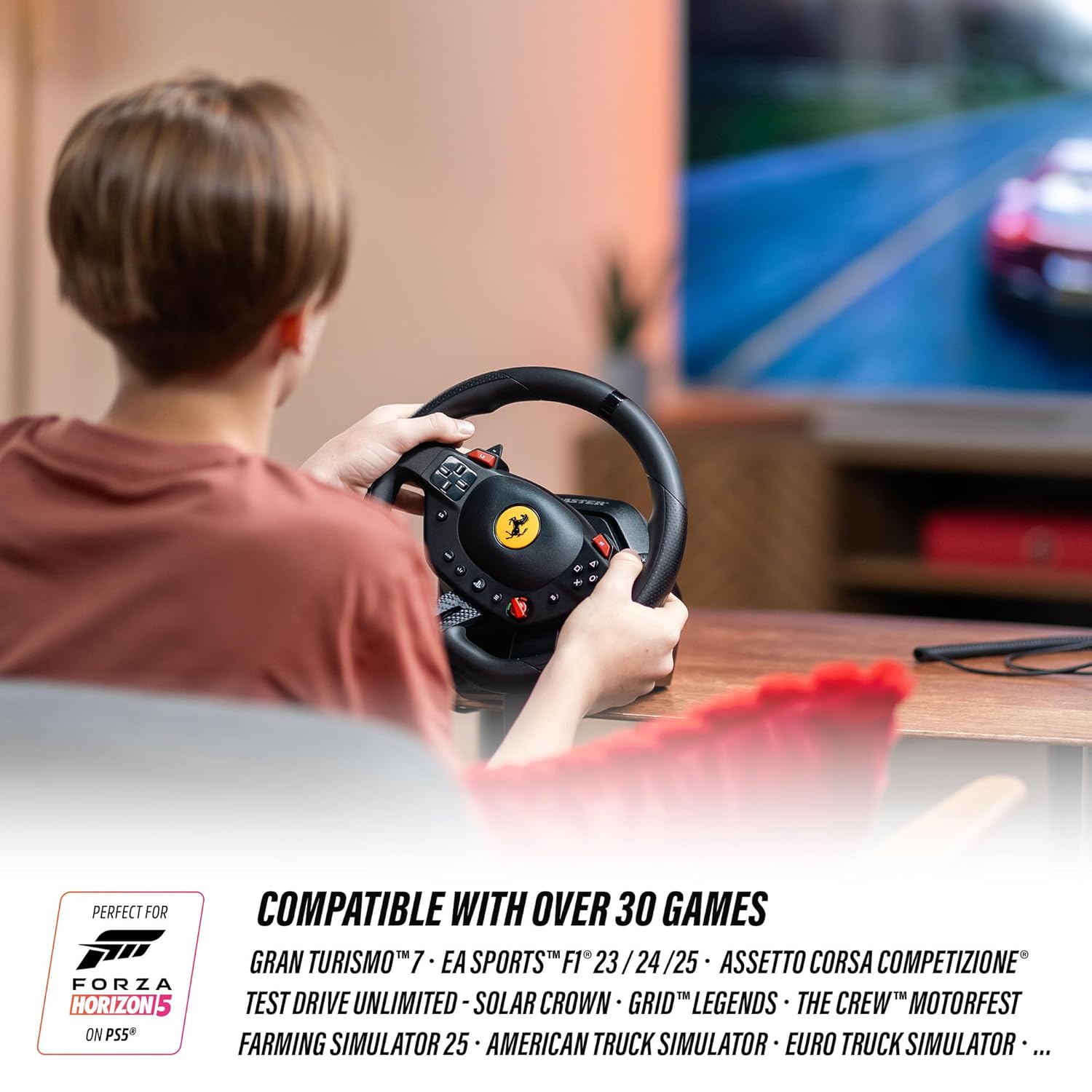 Thrustmaster T98 P Ferrari Racing Wheel PS5 & PC