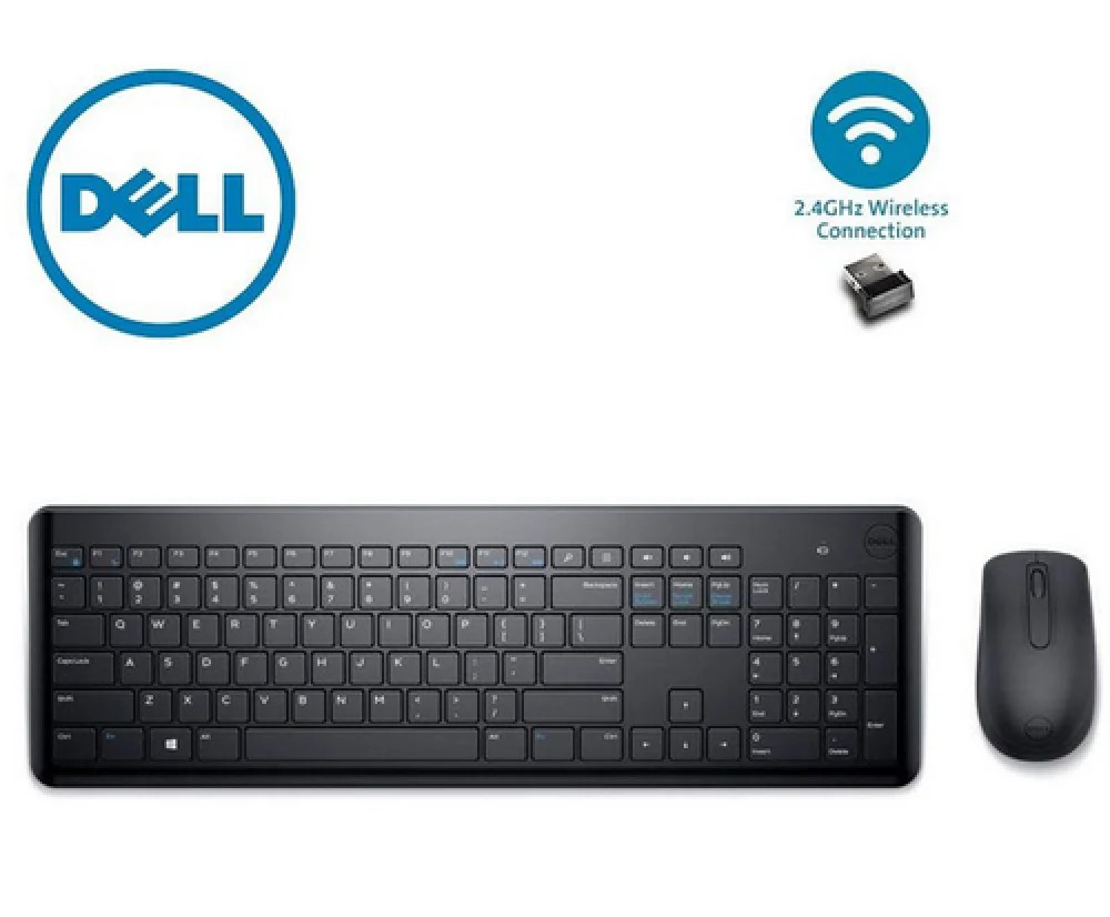 طقم كيبورد وماوس لاسلكي Dell KM3322W