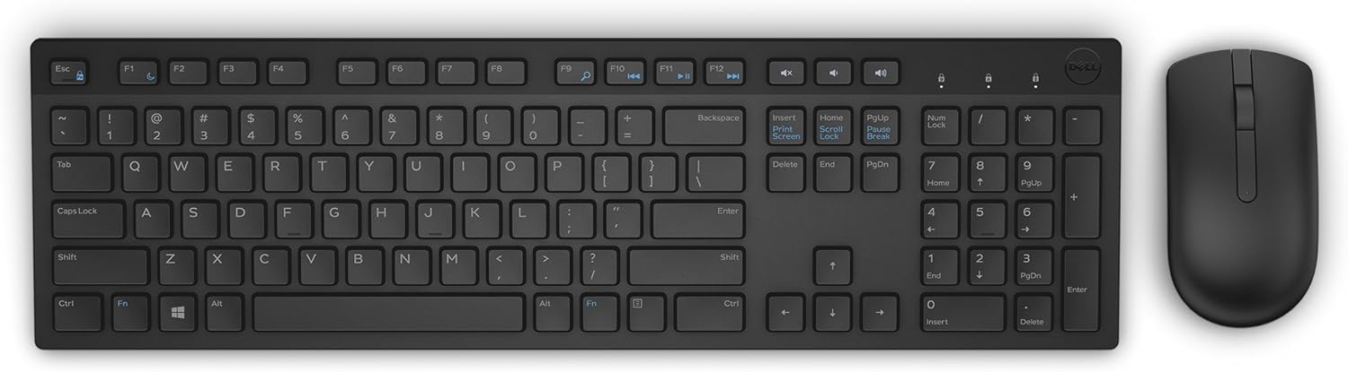طقم كيبورد وماوس لاسلكي Dell KM636