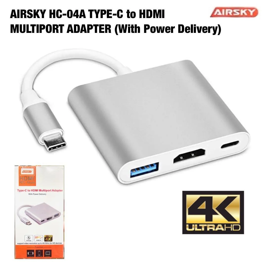 USB-C to HDTV Multiport Adapter support 4k