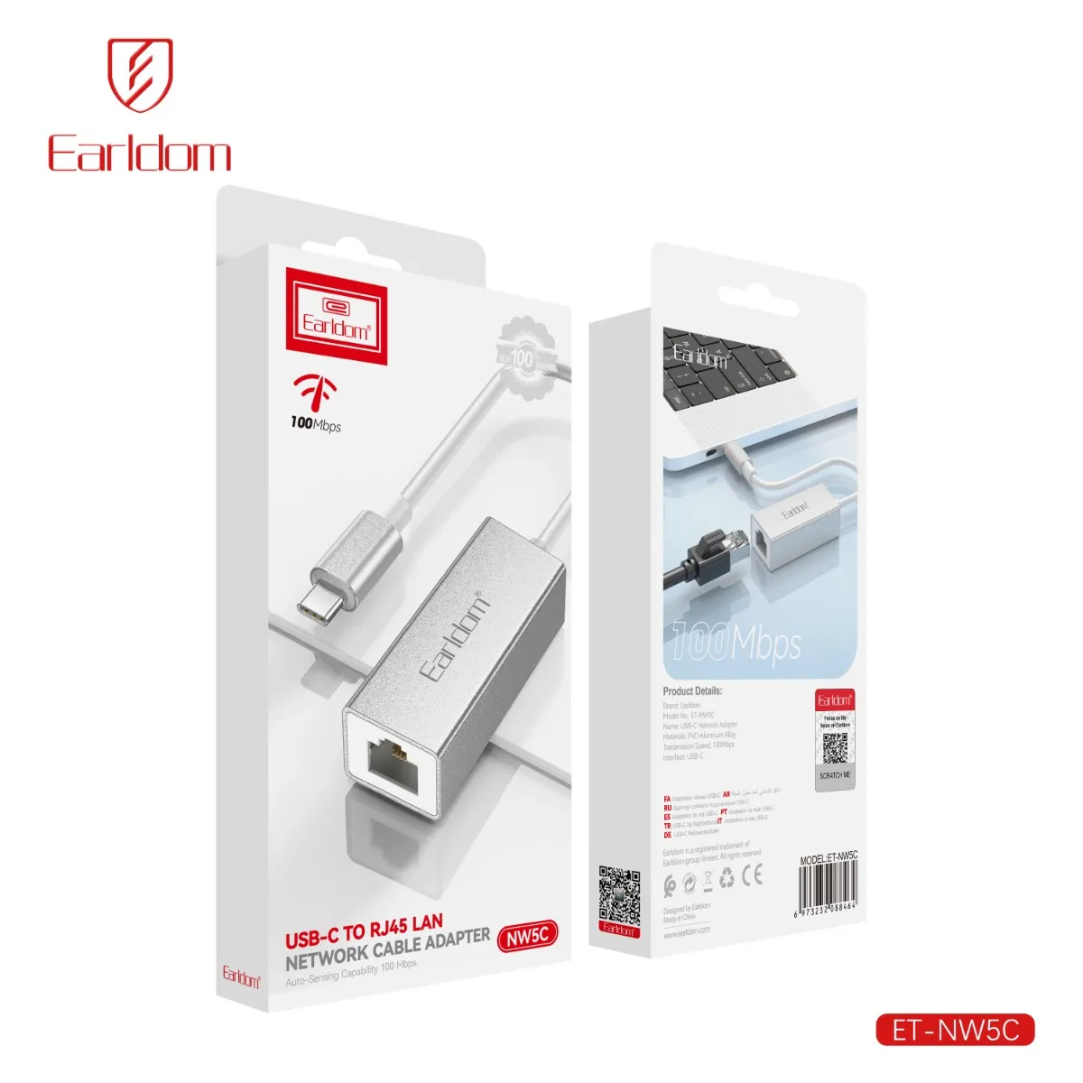NETWORK CABLE ADAPTER FROM USB-C