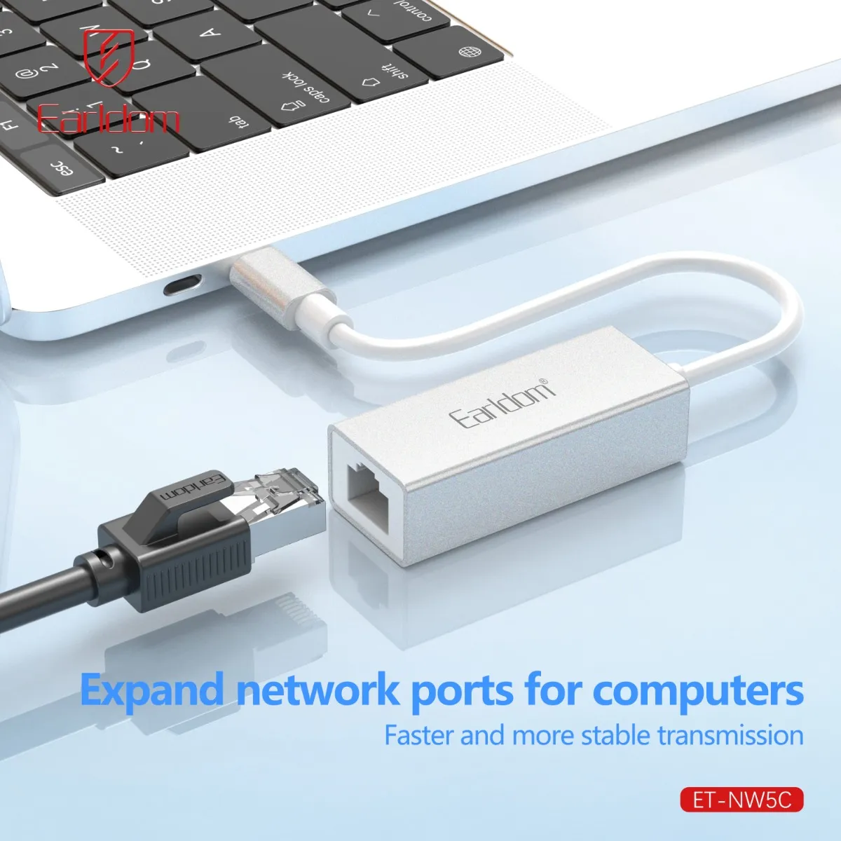 NETWORK CABLE ADAPTER FROM USB-C