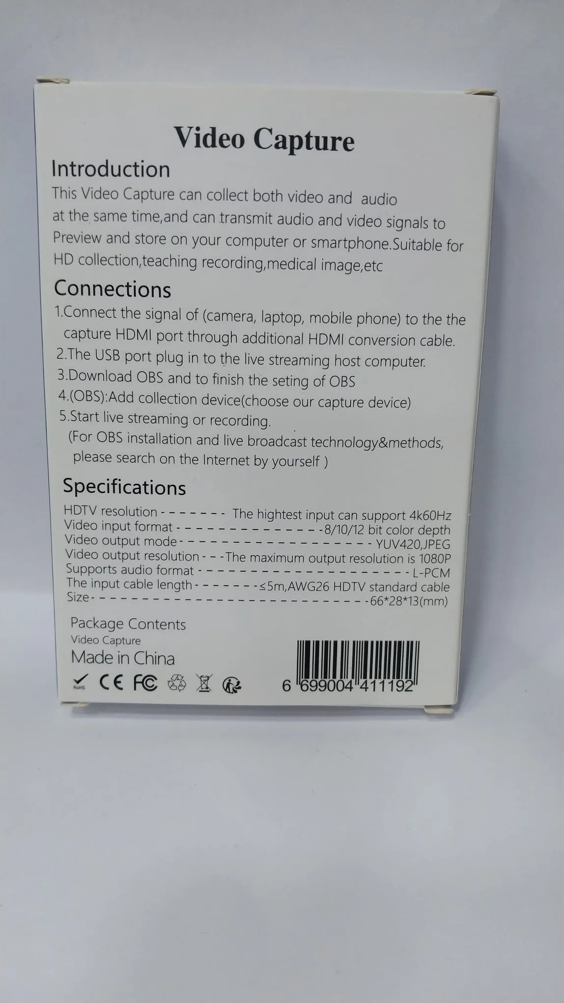 Video Capture 2in1