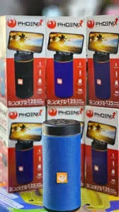 سبيكر شكل دائري بلوتوث مع حامل للموبايل