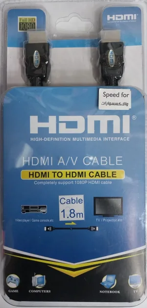 كيبل HDMI  1.8M (Full HD)