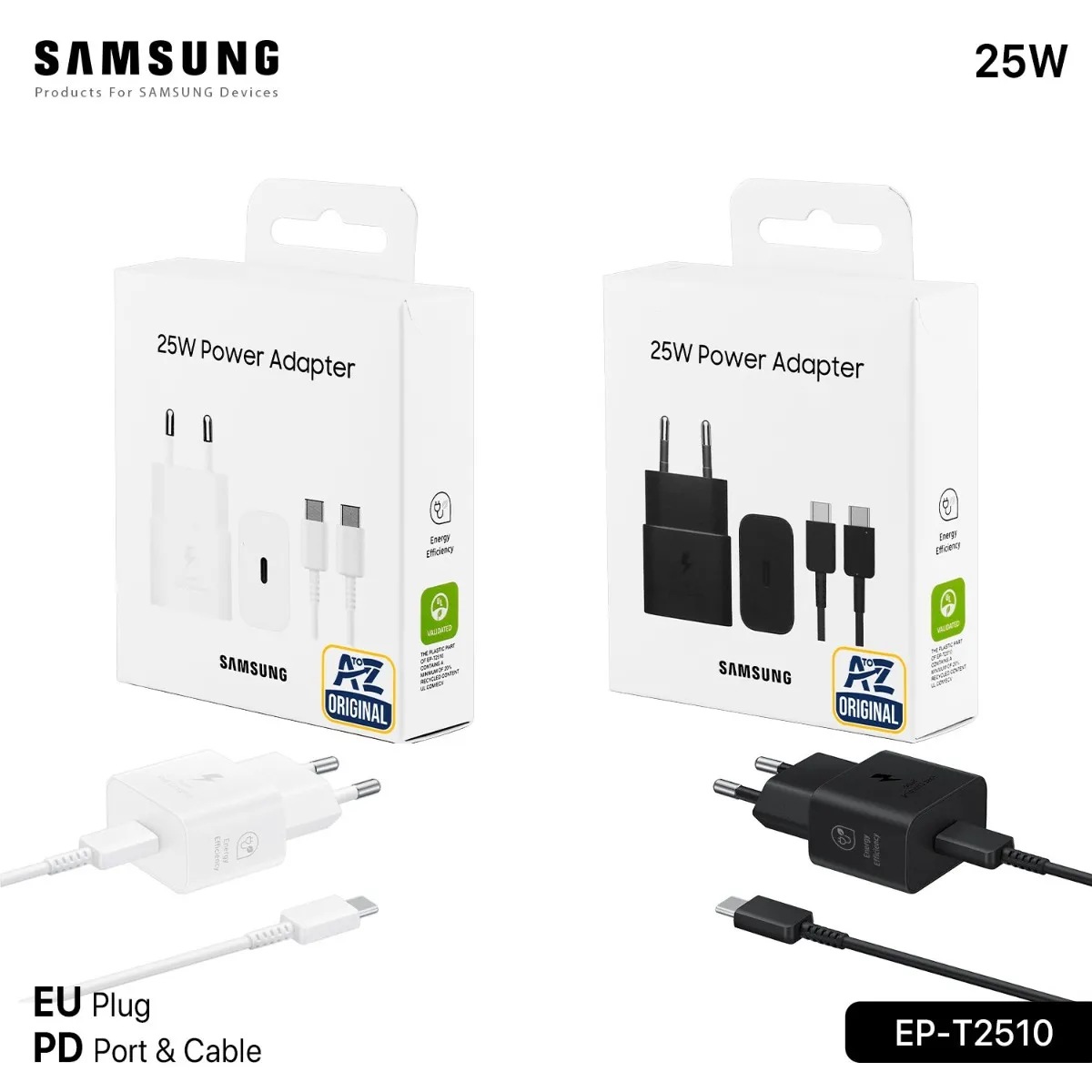 شاحن أصلي SAMSUNG 25W PD