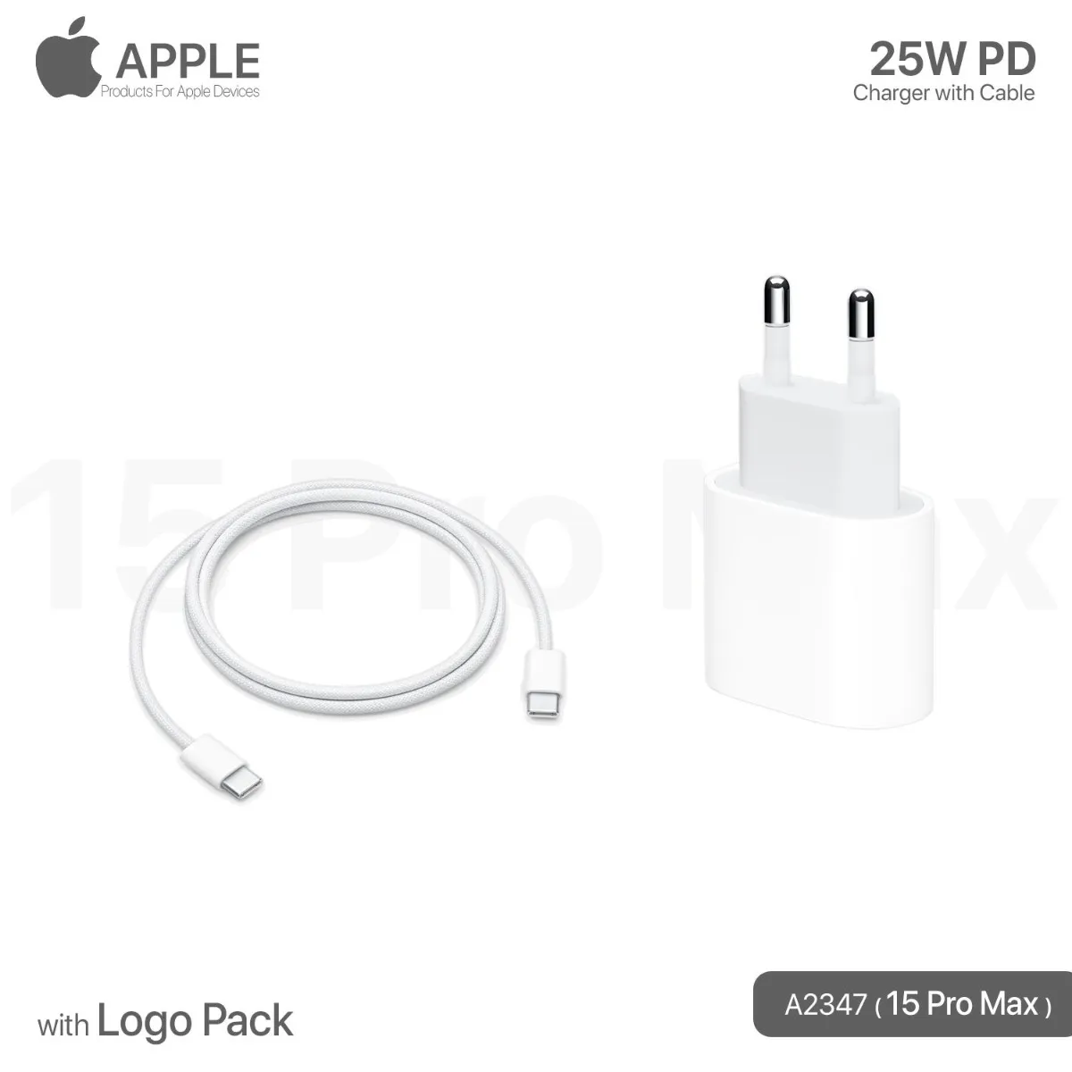 شاحن آيفون 15 TYPE-C 25W PD