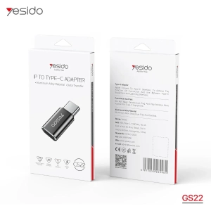 تحويلة شحن YESIDO GS22 Lightning to Type-C