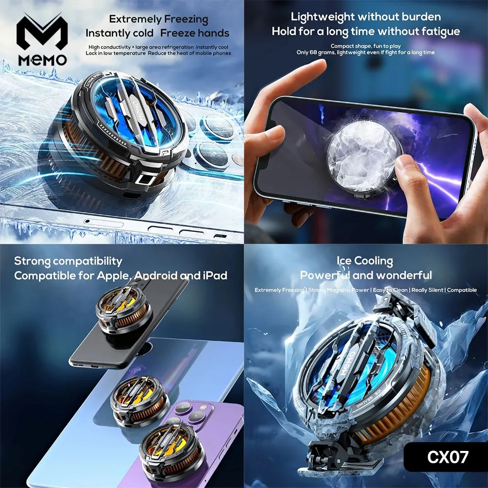 مروحة تبريد للموبايل  MEMO CX07