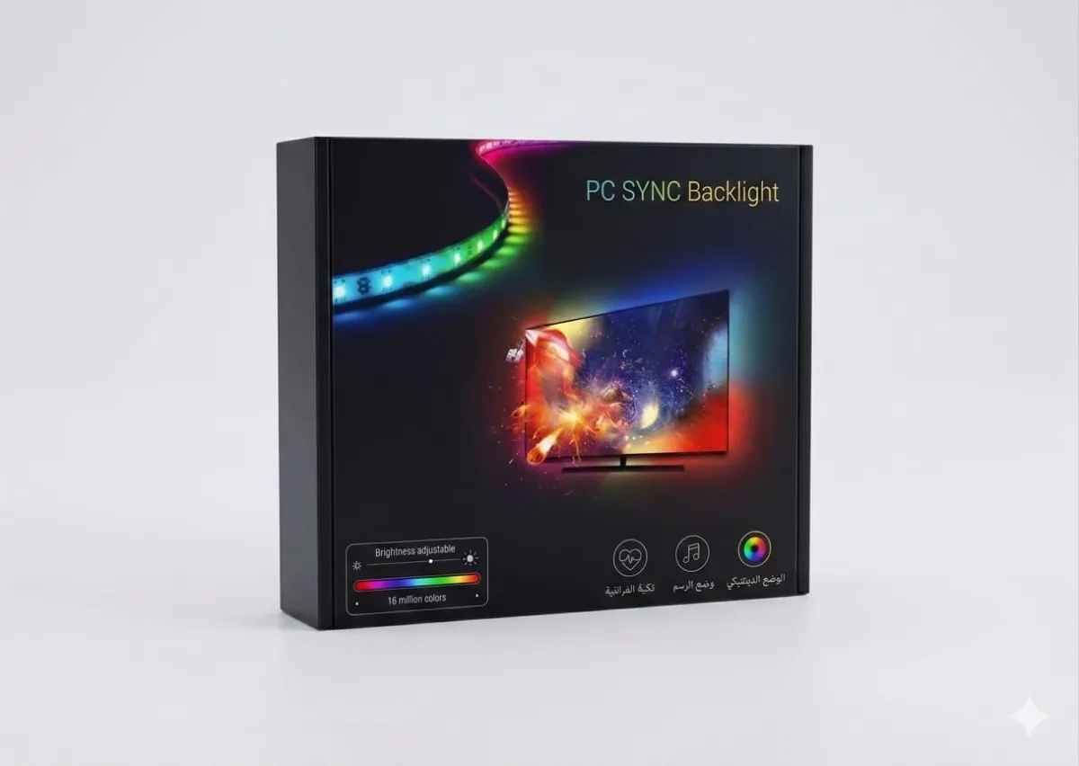 شريط إضاءة خلفية للشاشات 32" PC Sync Backlight