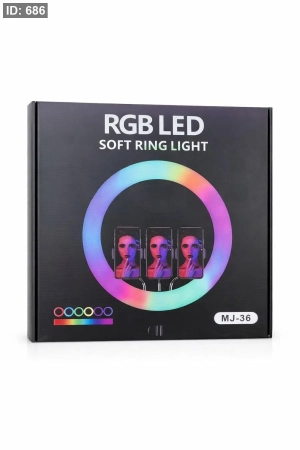 إضاءة سلفي  RGB LED Soft Ring Light MJ-36