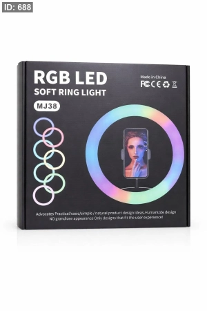 إضاءة سلفي  RGB LED Soft Ring Light MJ-38