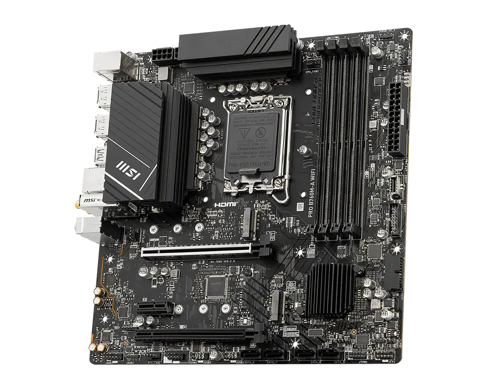 لوحة أم MSI PRO B760M-A DDR5 WIFI