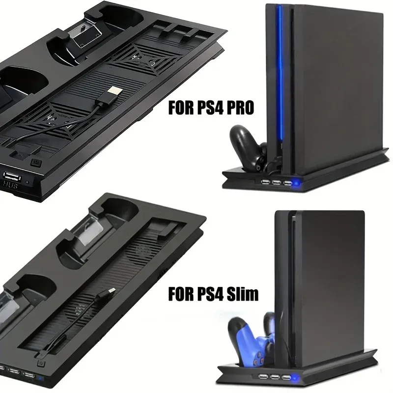قاعدة تبريد عمودية لجهاز PS4 Slim / Pro