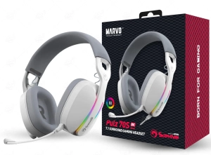 سماعة راس MARVO HG9086 WH Pulz 70S White