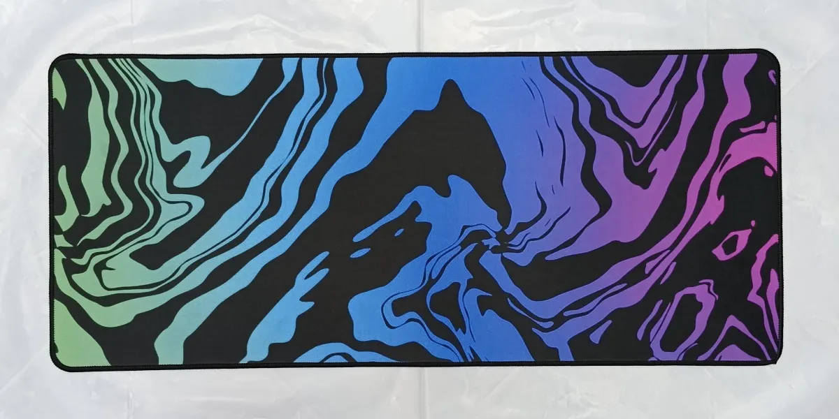 ماوس باد حجم وسط 70*30سم مموج ملون