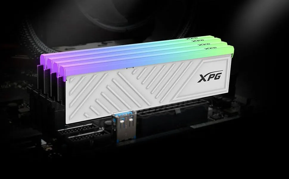 Adata XPG SPECTRIX D35G RGB DDR4 3200MHz CL16 16GB PC4-25600 RAM White Heatsink(AX4U320016G16A-SWHD35G)