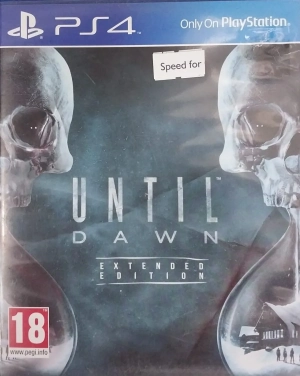 UNTIL DAWN Extended Edition PS4 CD