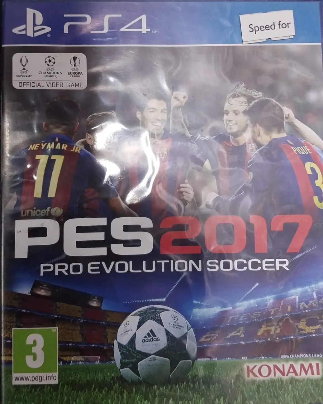 PES 2017 PS4 CD