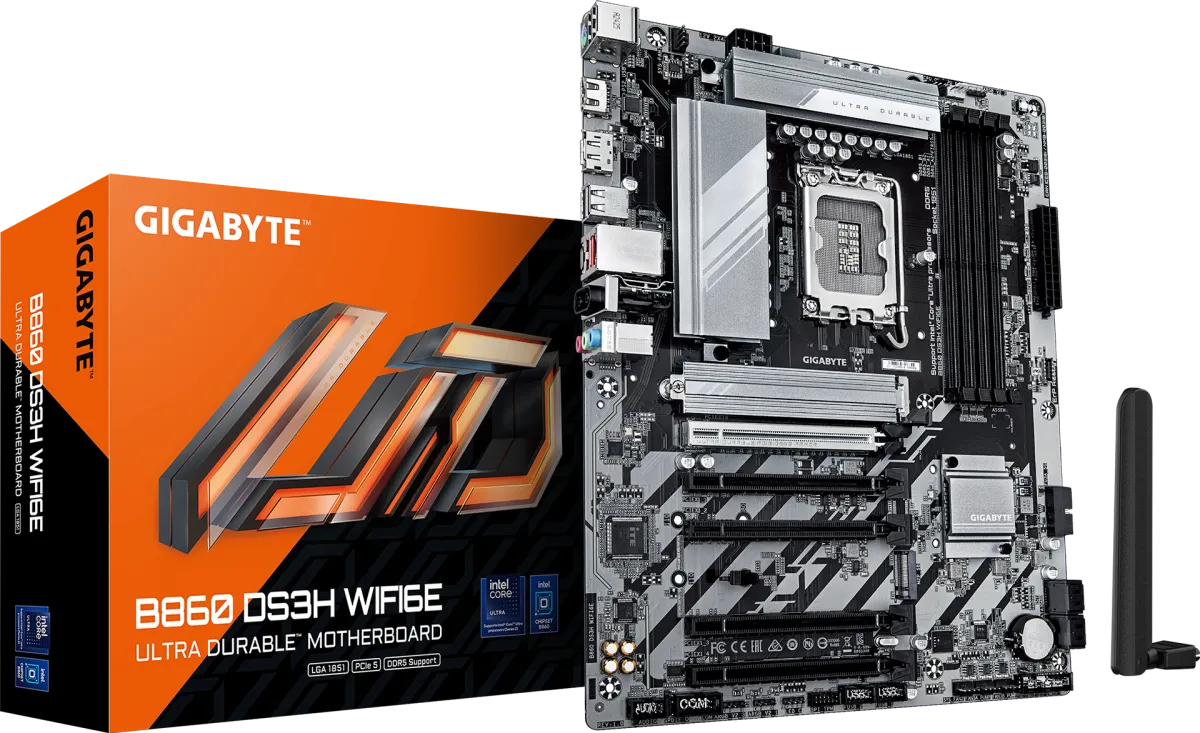 لوحة انتل الترا Gigabyte B860 DS3H Wifi6e DDR5