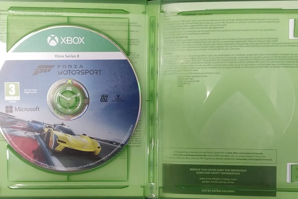 FORZA MOTORSPORT XBOX Series X CD