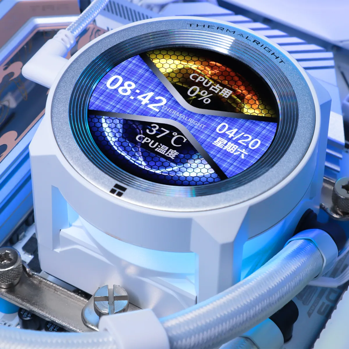 مبرد مائي Thermalright Core Vision 360 White ARGB