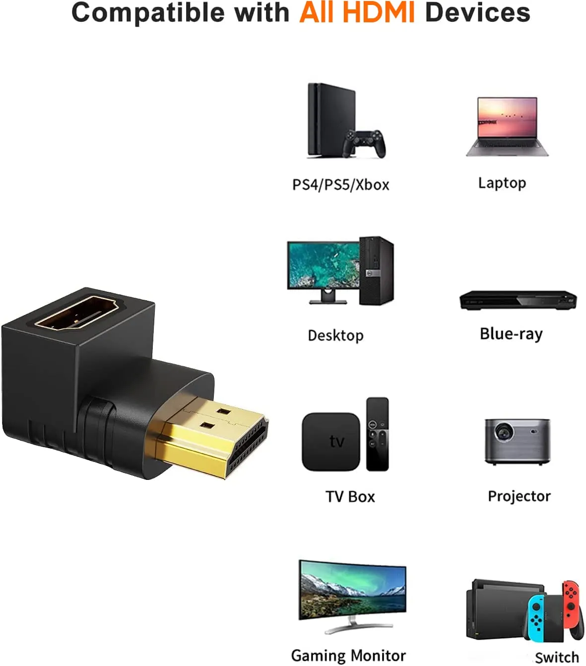 عظمة توصيل HDMI In To HDMI Out