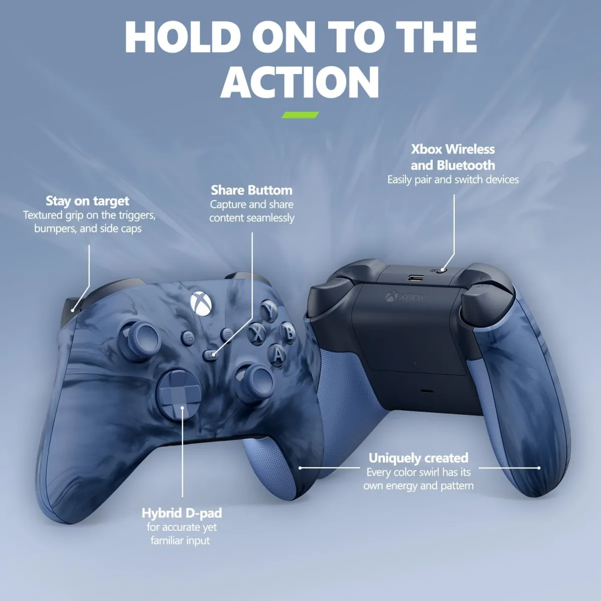 يد تحكم اصلية Xbox Special Edition Storm cloud Vapor