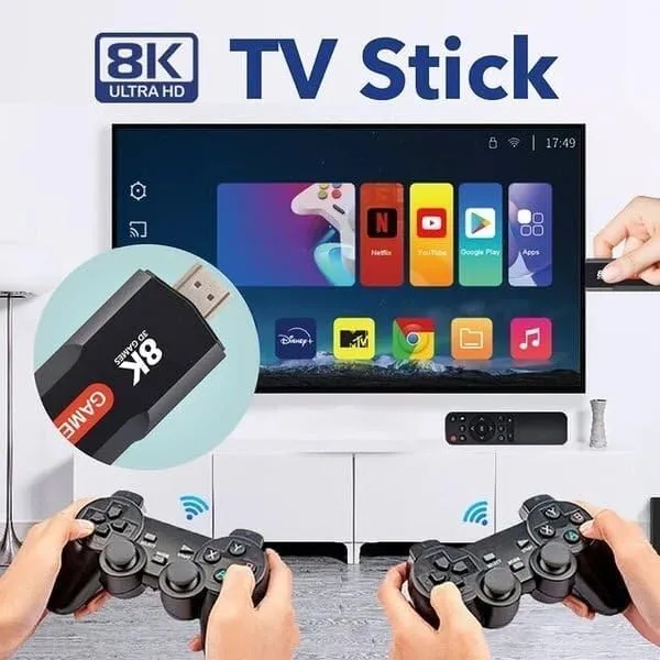 اتاري 8K Video Game Stick with Android 5G TV