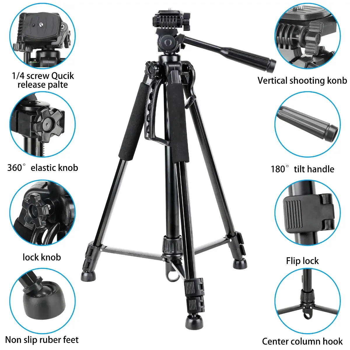 ستاند لكافة الاجهزة NeePho NP-8840 1.7M Tripod