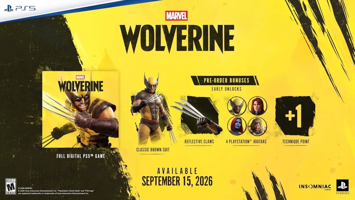 Marvel's Wolverine PS5 CD