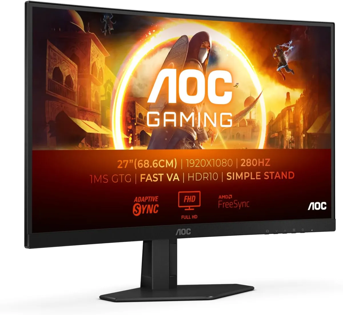 شاشة منحنية AOC C27G4ZXE "27 280hz