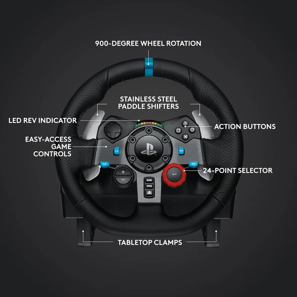 ستيرنج مع جير Logitech G G29