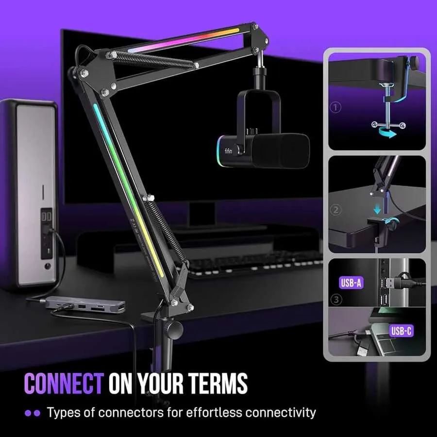 ستاند ميكرفون PROFESSINAL RGB