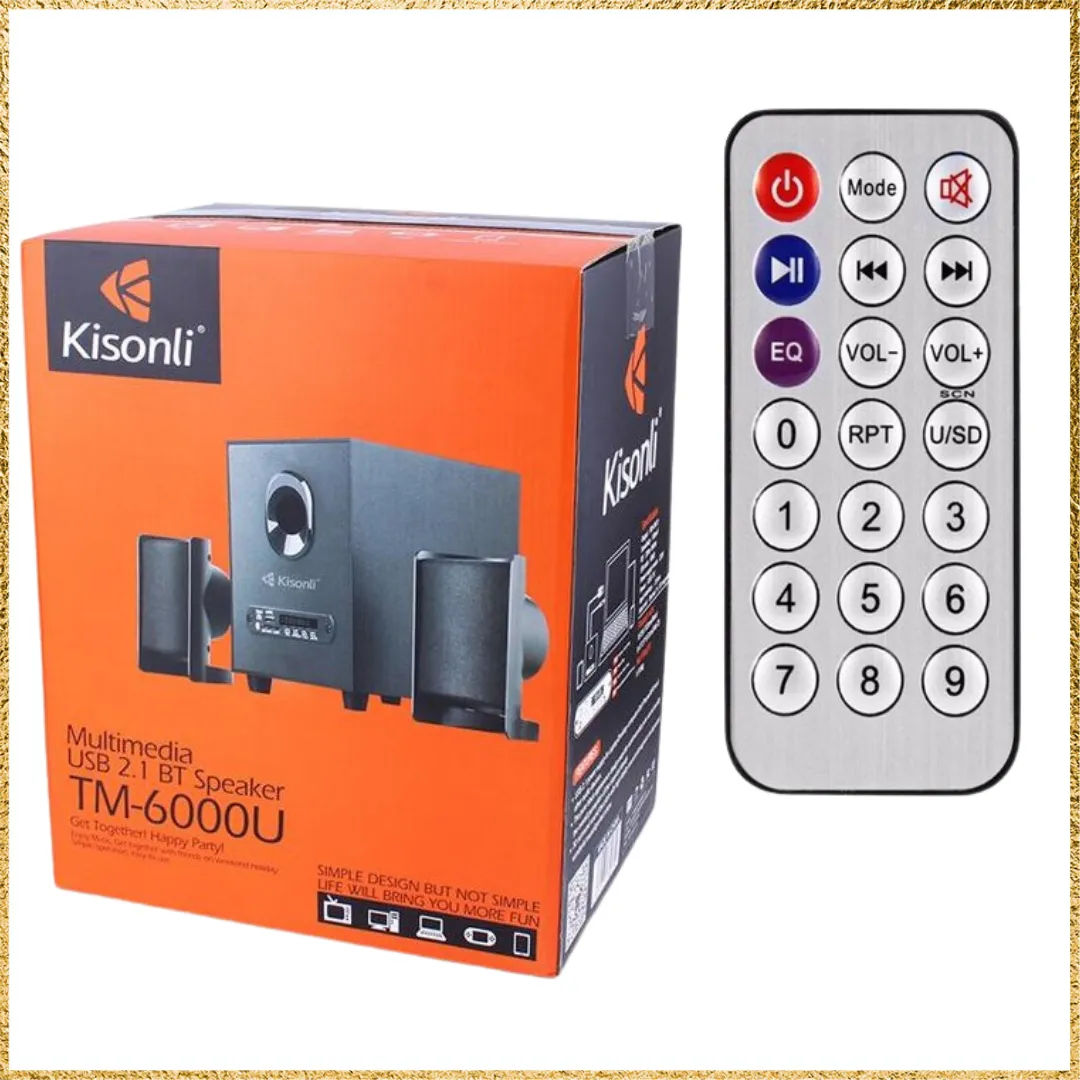 سماعات كمبيوتر سلكي وبلوتوث Kisonli TM 6000U